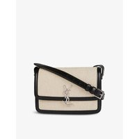 Solferino medium cotton and leather shoulder bag | Selfridges