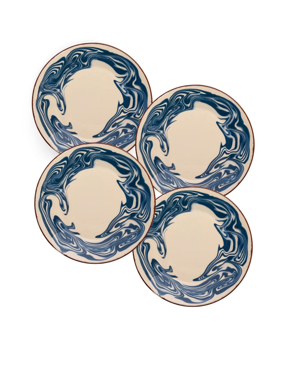 Marbre Marbled Dinner Plate | Sharland England by Louise Roe | Sharland England