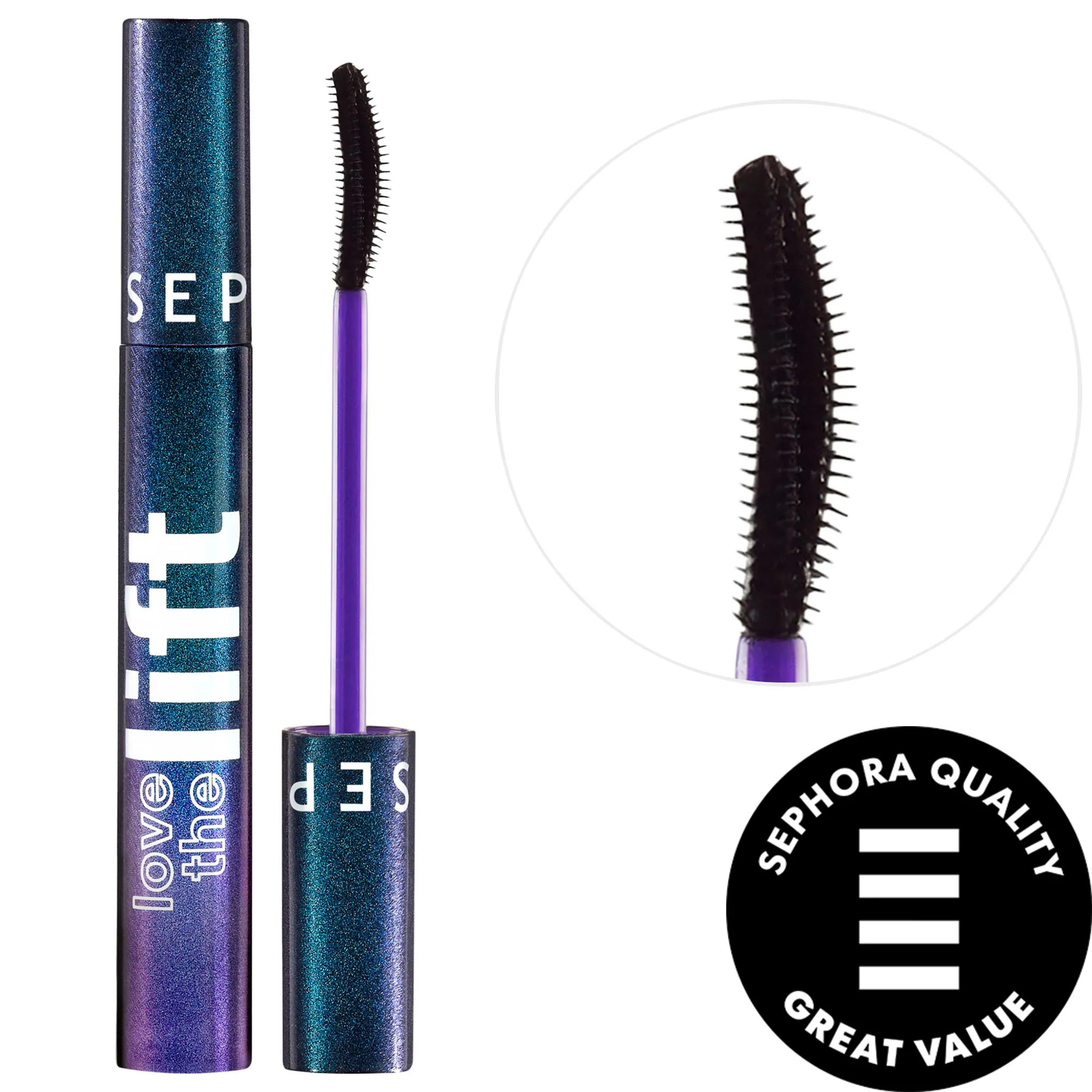 SEPHORA COLLECTION Love The Lift Curling + Volumizing Mascara Ultra Black 0.27 oz | Sephora (US)