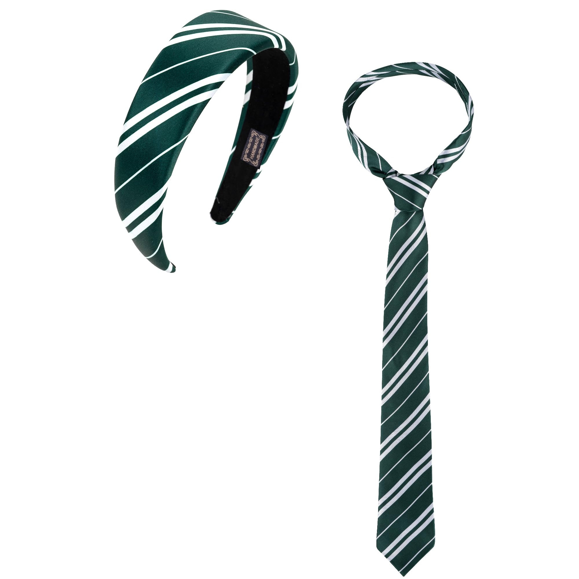 Halloween Costume Accessories Women Green Stripe Headband Tie Adult Magic Cosplay Party Hair Acce... | Amazon (US)