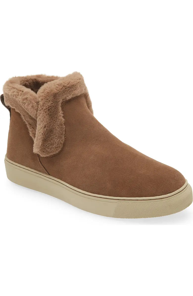 Cougar Duffy Faux Fur Trim Waterproof Bootie (Women) | Nordstromrack | Nordstrom Rack