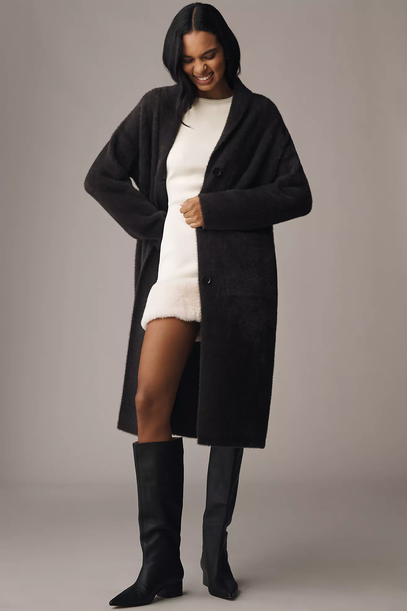 NVLT Longline Cardigan Sweater | Anthropologie (US)