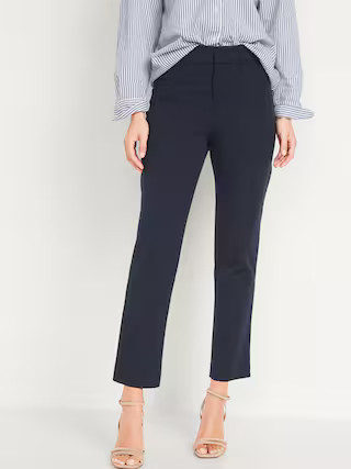High-Waisted Pixie Straight-Leg Ankle Pants for Women | Old Navy (US)