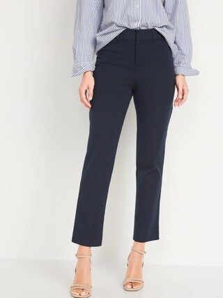 High-Waisted Pixie Straight Ankle Pants for Women | Old Navy (US)