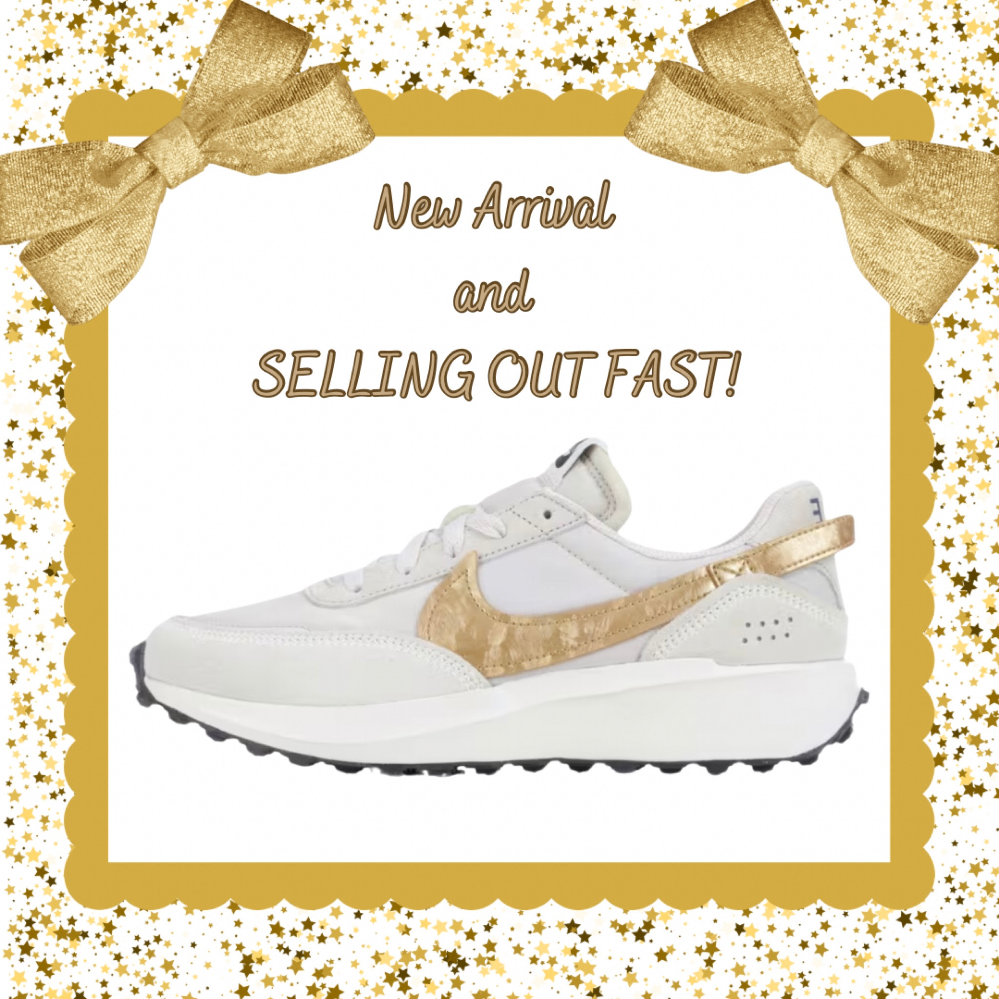 The gold swoosh!!! I keep saying I won’t buy more sneakers but then they keep making more cute ones so…it’s really not my fault! 

#LTKshoecrush #LTKfindsunder100