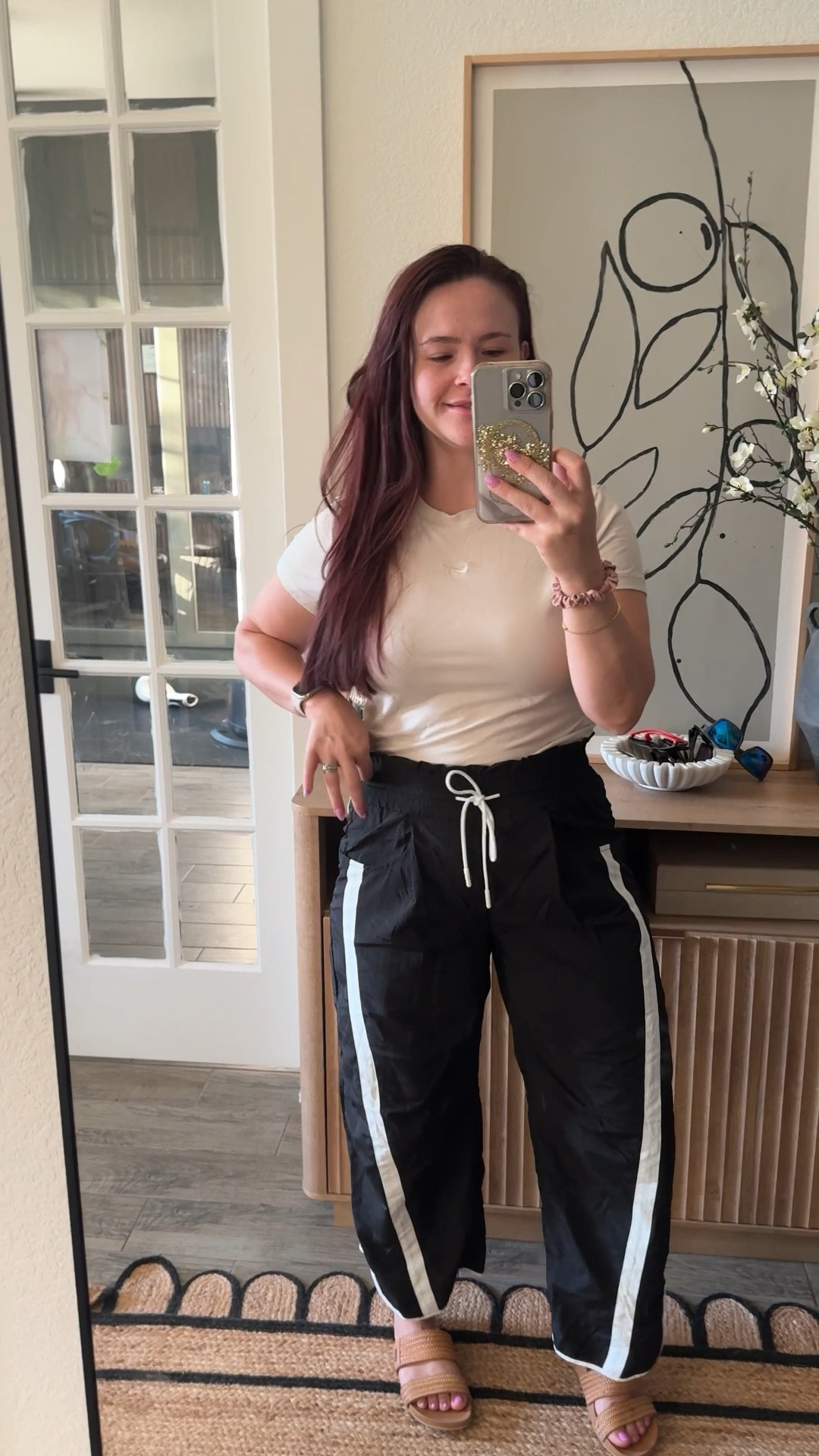 These windbreaker pants are 1/3 the price of the expensive ones. They’re probably not as soft but solid alternative. Plus this tshirt is my favorite!

#LTKMidsize #LTKSaleAlert #LTKFindsUnder50