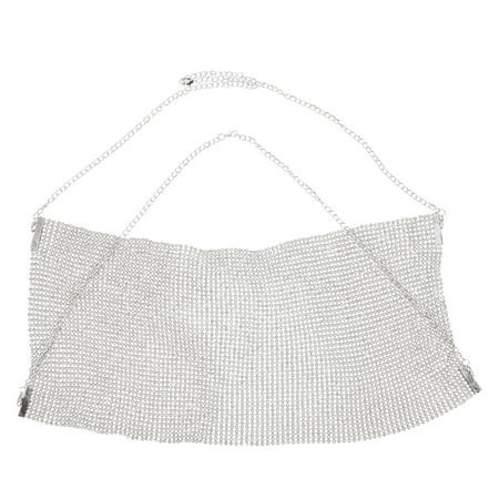 Women s Short Top Dress Crop Top Rhinestone Top Girls Costume for Party Festival | Walmart (US)