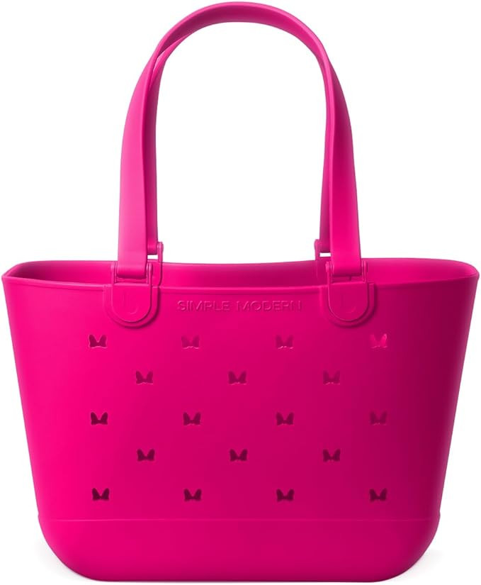 Simple Modern Disney Large Beach Bag | Waterproof Getaway Rubber Tote with Zipper Pocket for Trav... | Amazon (US)