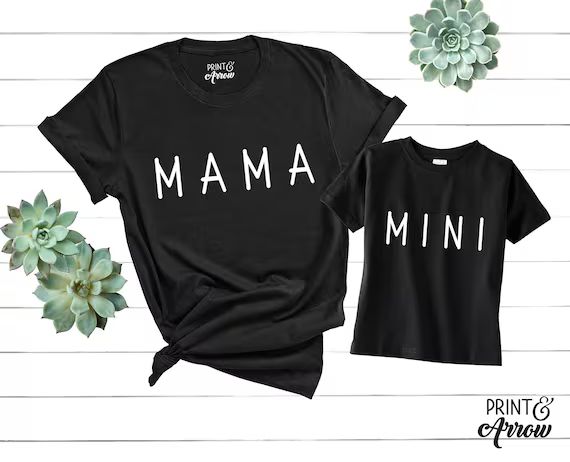 Mommy and Me Outfits Mama and Mini Shirts Mini Me Shirt | Etsy | Etsy (US)