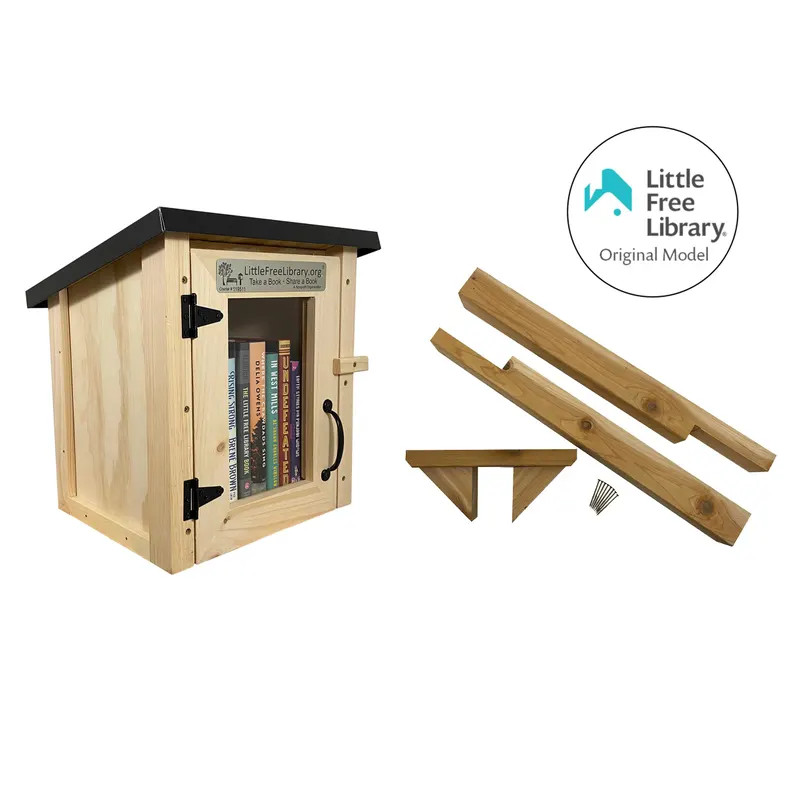 LITTLE FREE LIBRARY® Complete Bundle, With Mini Library Kit, Mounting Post Kit, and Official Reg... | Etsy (US)