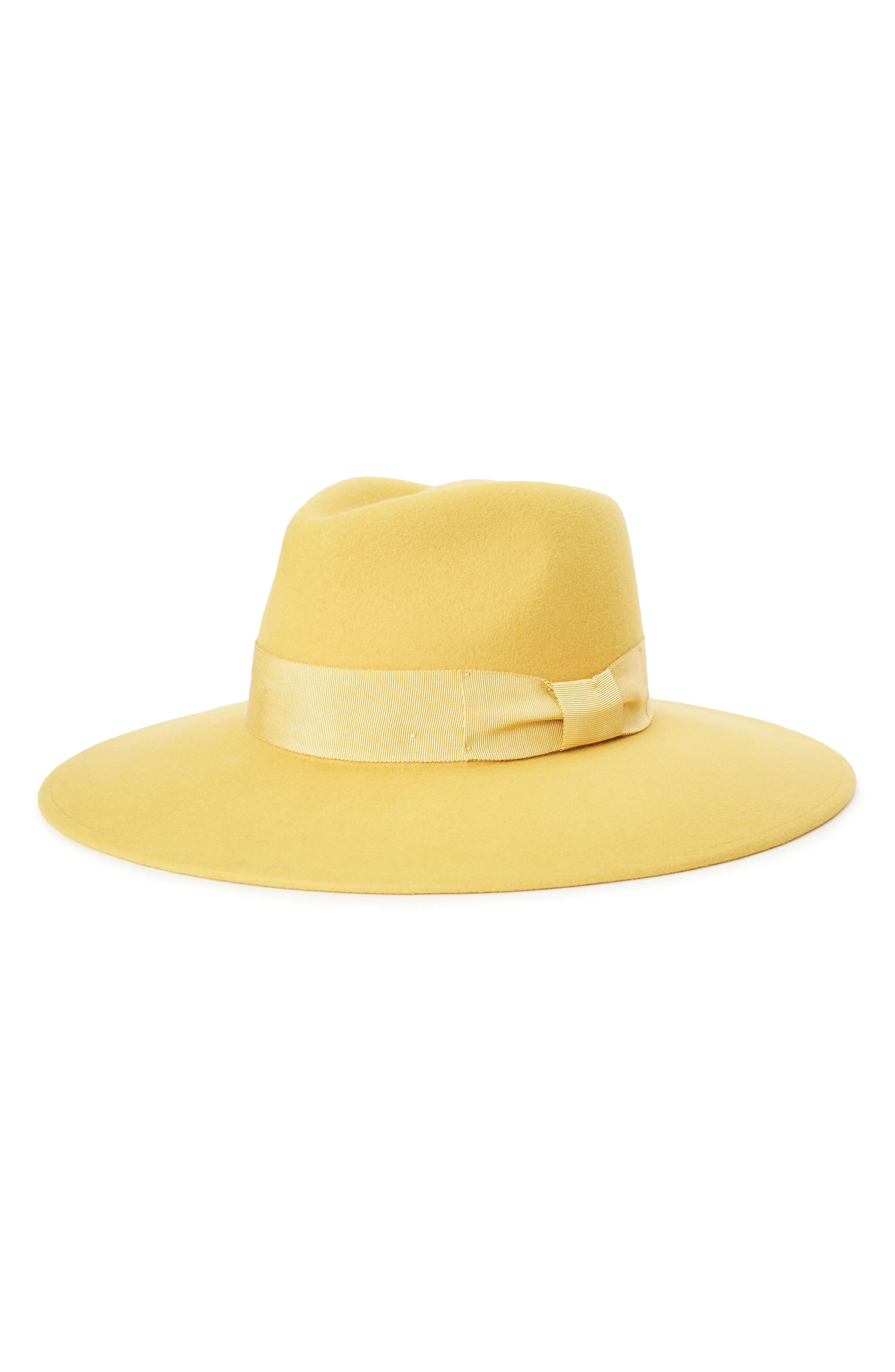 Women's Brixton Joanna Felted Wool Hat - Yellow | Nordstrom