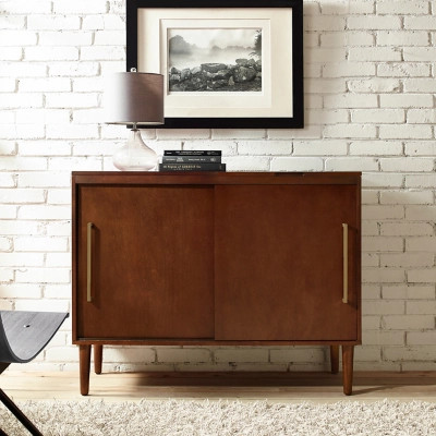 Crosley 44" Turntable Media Console, Mahogany | Ashley Homestore