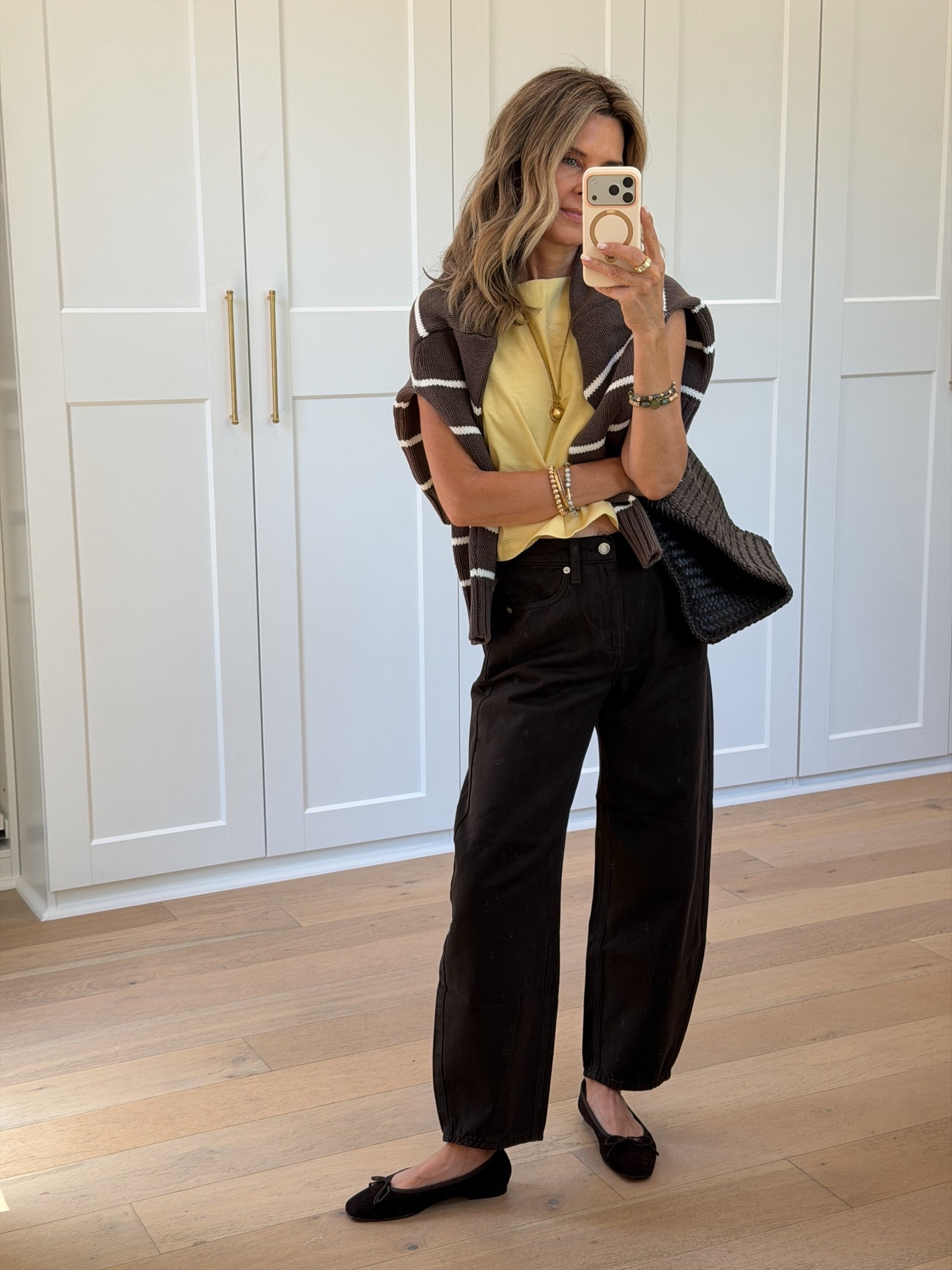 Target jeans are very impressive! Do not hesitate if you love! On sale now. Top has texture and is so cute! 
Quince sweater in stock 
I’m 5’6”

#LTKootd