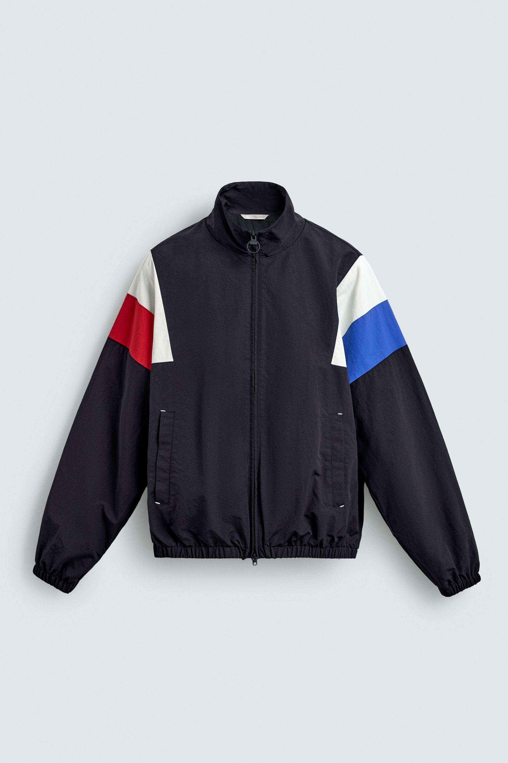 VESTE TECHNIQUE COLOR BLOCK R\u00c9TRO | Zara FR