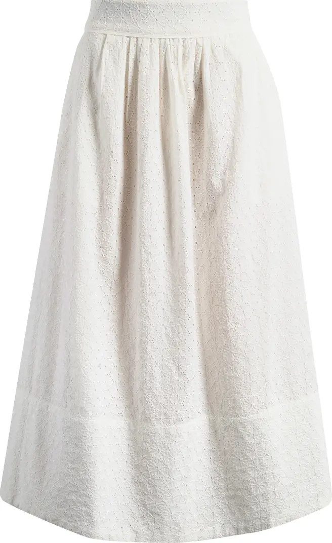 PAIGE Ojai Eyelet Maxi Skirt | Nordstrom | Nordstrom