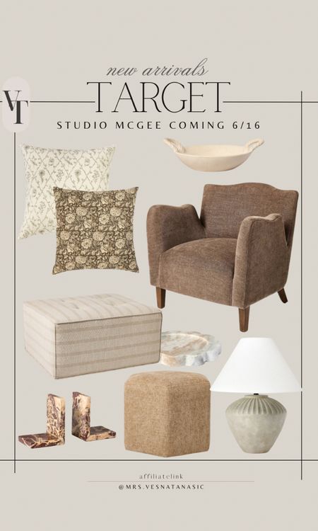 Studio McGee new collection arrives 6/16. Mark your favorites for quick and easy shopping. 

Studio McGee New Collection, Target New Arrivals, 

#LTKSaleAlert #LTKHome #LTKStyleTip
