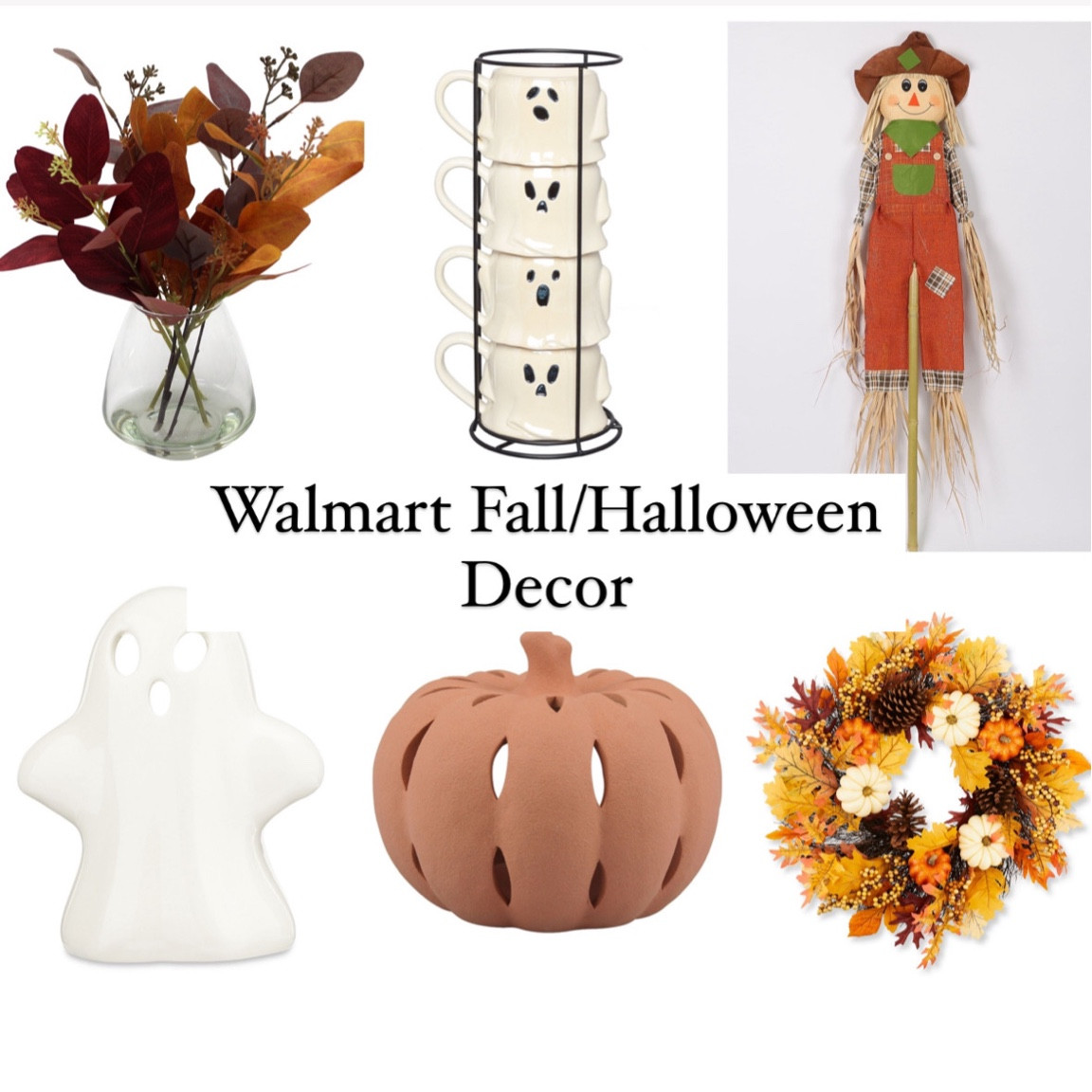 Walmart has some SUPER adorable fall/halloween decor finds this year 🤩 I have the little ghost candle holder and the scarHalloween

#LTKitbag #LTKsalealert #LTKHoliday