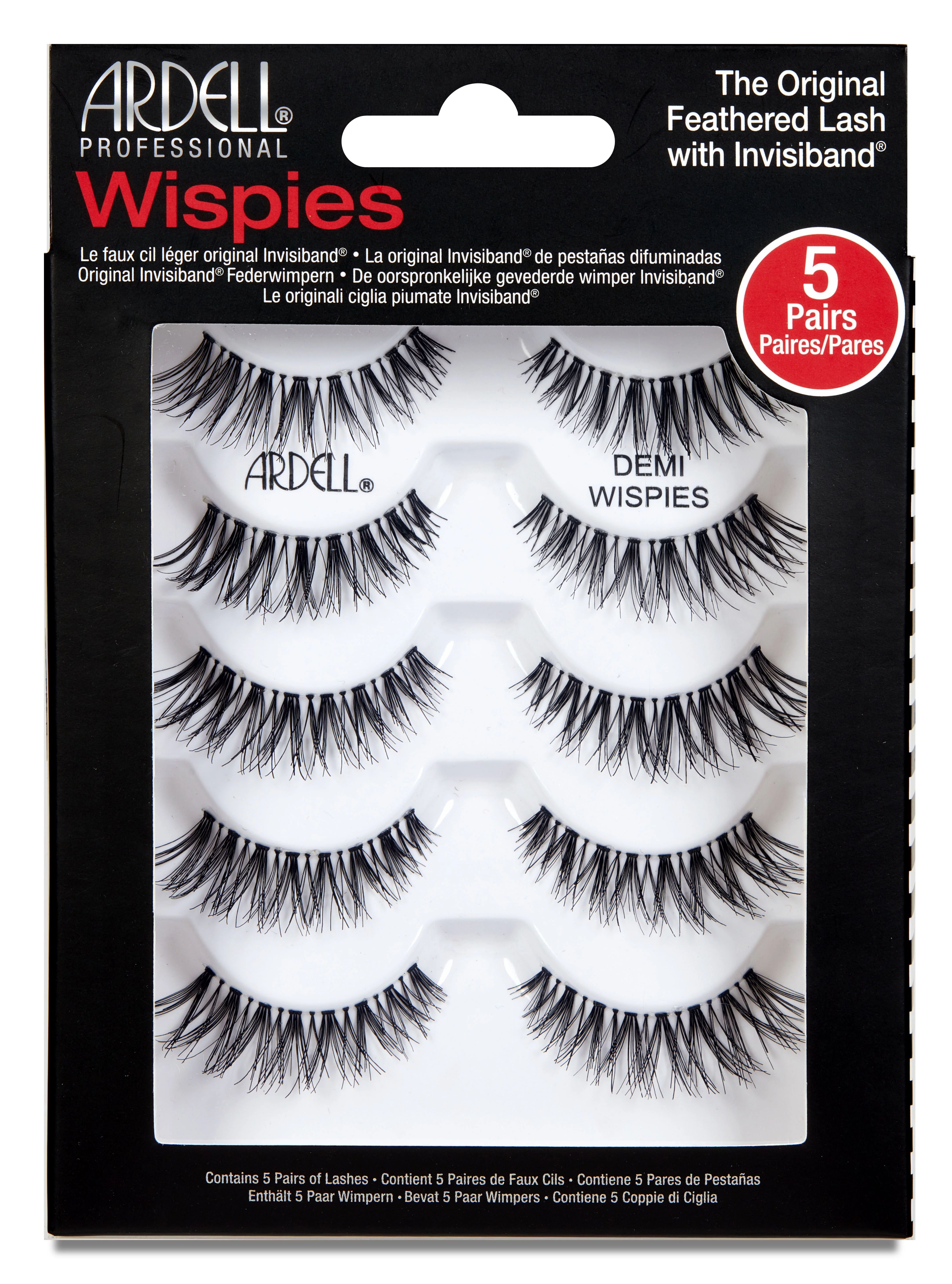 Ardell Demi Wispies Eyelashes, 5 Pack, Black | Walmart (US)