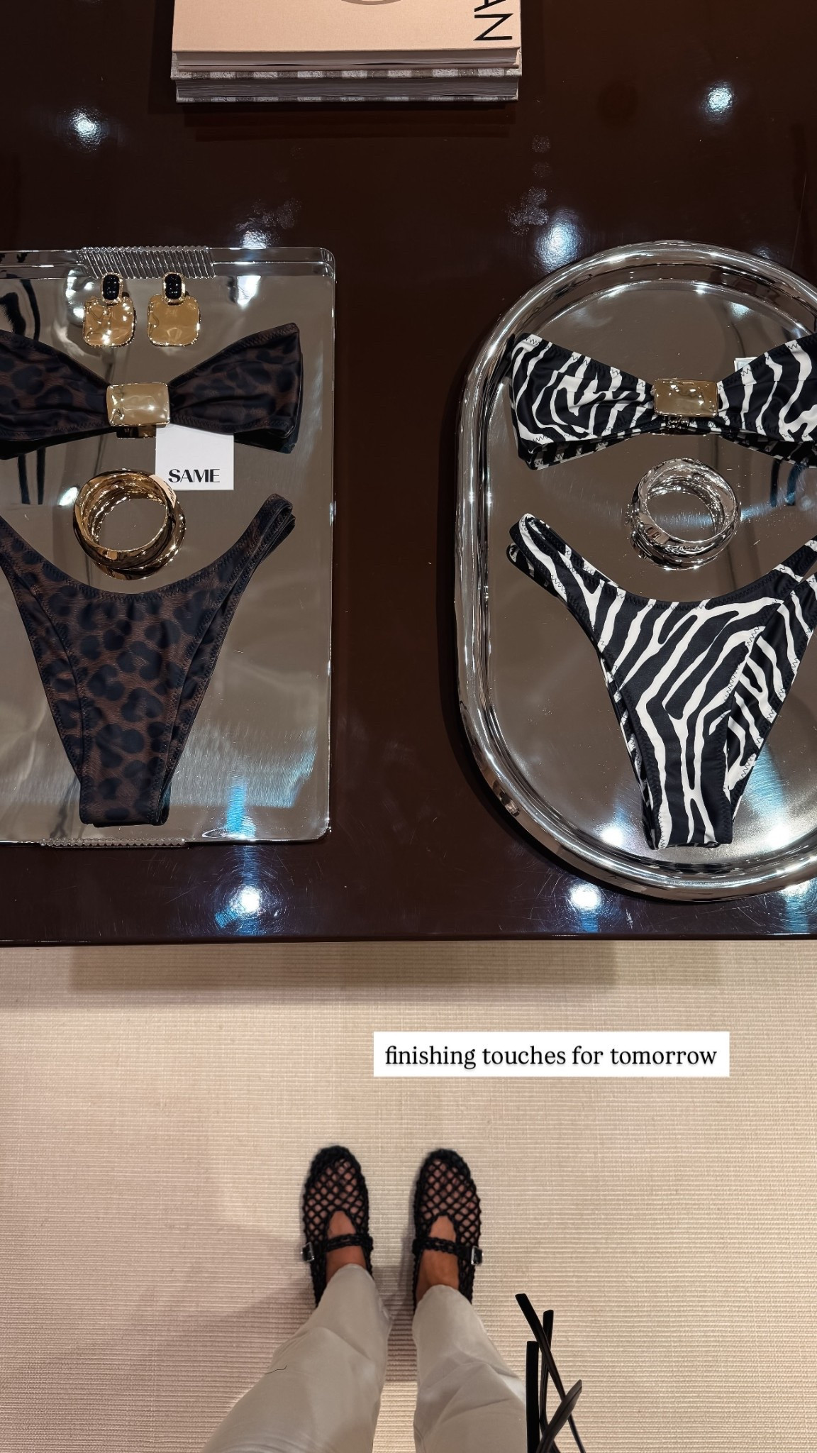 Finishing touches at the new SAME store in Palm Beach 🖤

Gorgeous bandeau bikinis and accessories await for your next vacay✨

#LTKdayinmylife #LTKSeasonal #LTKTravel