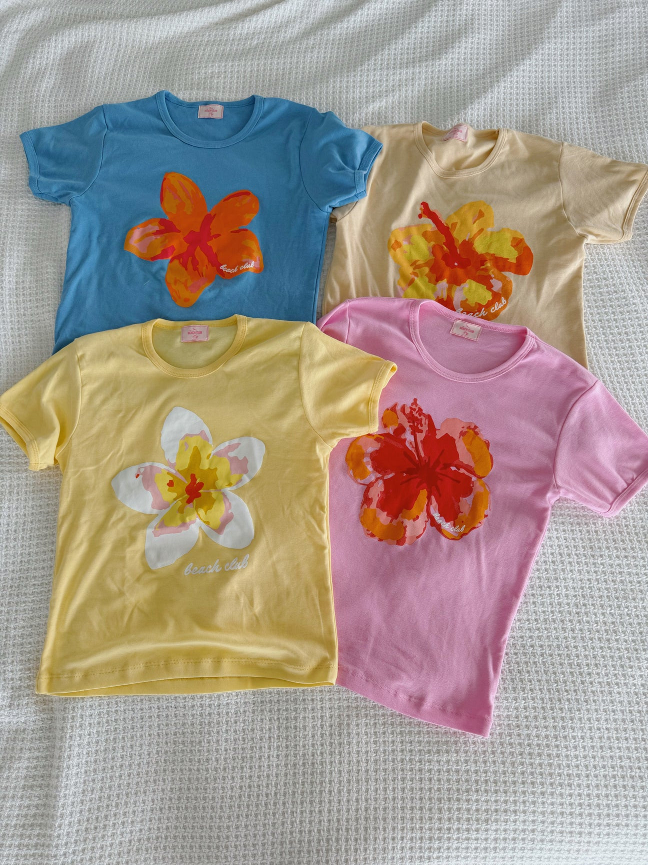Bahama Blue Flower Tee | The Beach Club Shop