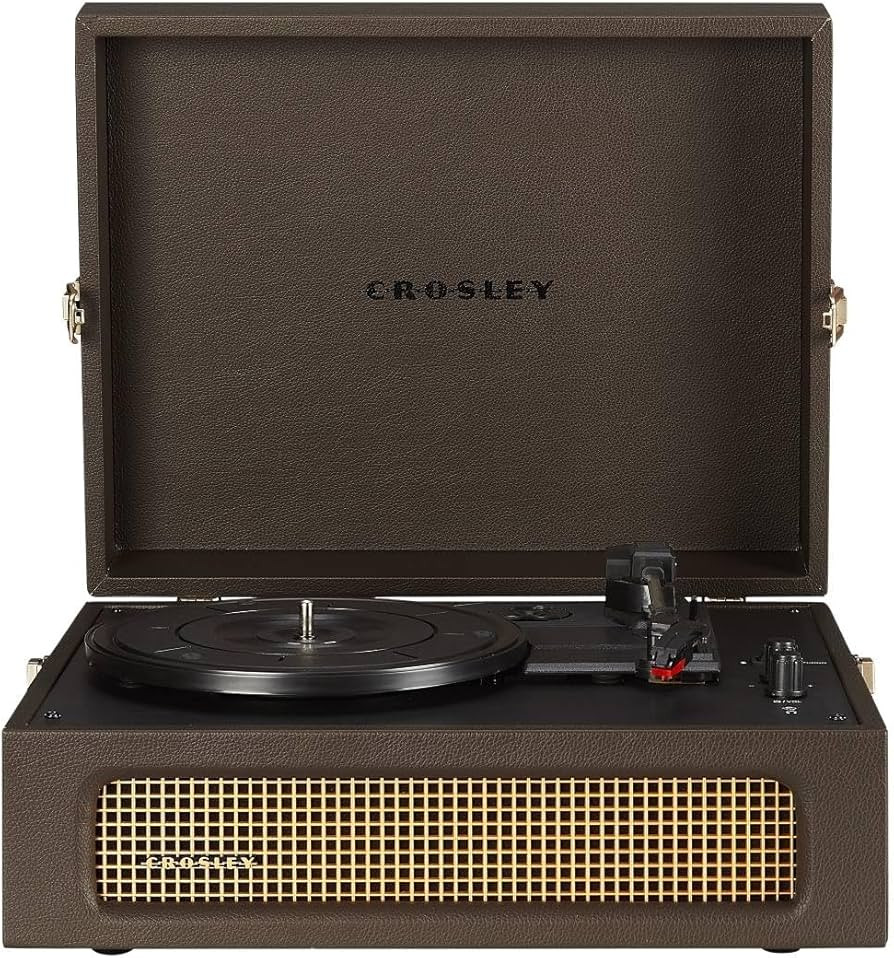Crosley CR8017B-CO Voyager Vintage Portable Vinyl Record Player Turntable with Bluetooth in/Out a... | Amazon (US)