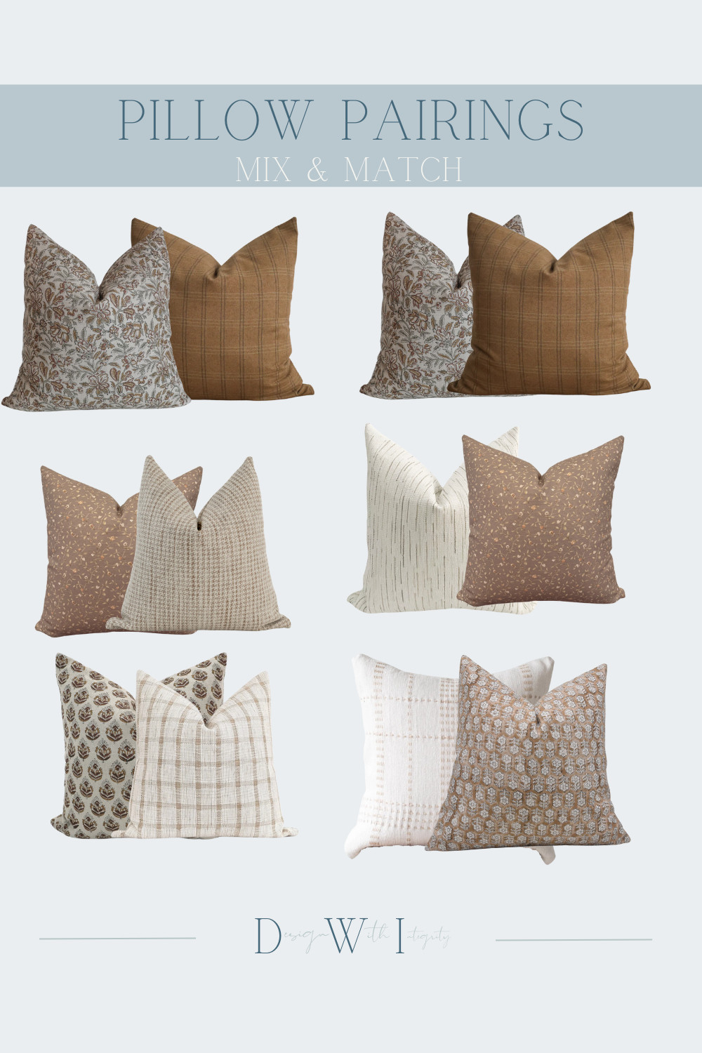 Styling your sofa, bed, or reading nook starts with the right pillow pairings. This mix & match guide makes layering easy with textures, patterns, and neutrals that feel timeless yet cozy. Which combo would you style in your home? Comment your favorite set below and share with a friend who loves interior design. Shop these curated pillow pairings now on LTK and bring effortless design to your space.


#PillowPairings #InteriorDesignInspo #MoodBoardDesign #LTKHome #ShopThePost #HomeDecorIdeas #StyledSpaces #MixAndMatchStyle #DecorTips #LivingRoomDesign #BedroomStyling #InteriorInspiration #InteriorDesign #HomeDecor #ThrowPillows #AccentPillow #InteriorDesigner #HomeInspiration #Pillows #SofaPillow  

 #LTKHome