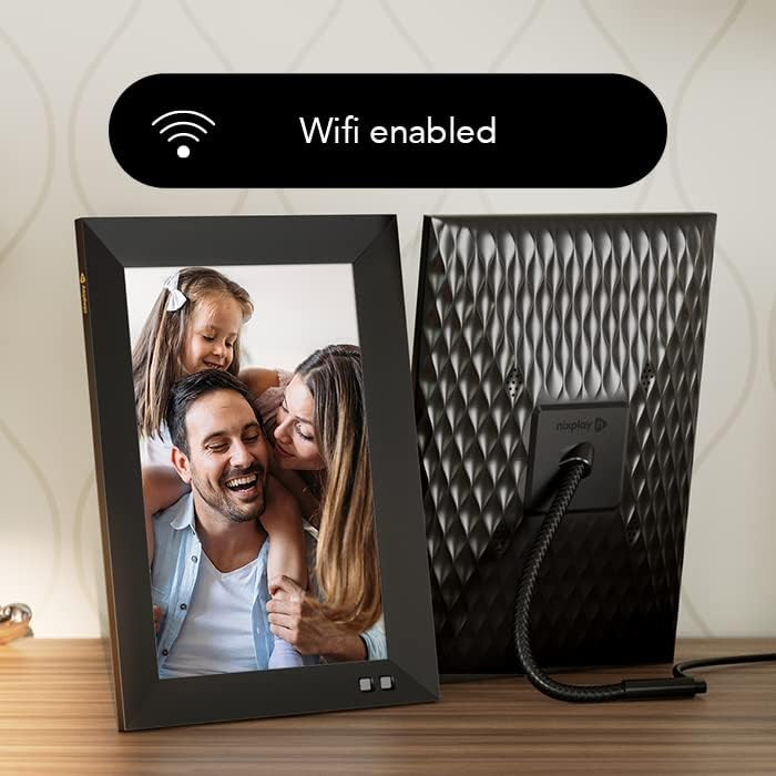 Nixplay 10.1 inch Smart Digital Photo Frame with WiFi (W10F) - Black - Share Photos and Videos In... | Amazon (US)