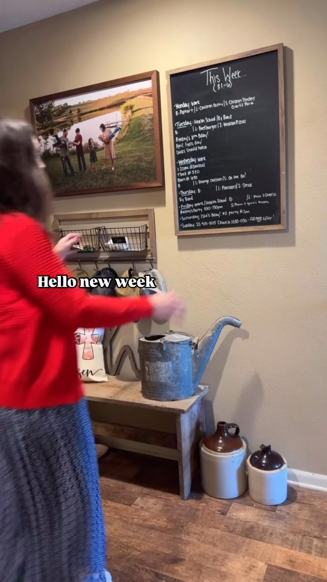 New week time to update the weekly board! 

#LTKHome #LTKFindsUnder50 #LTKFamily