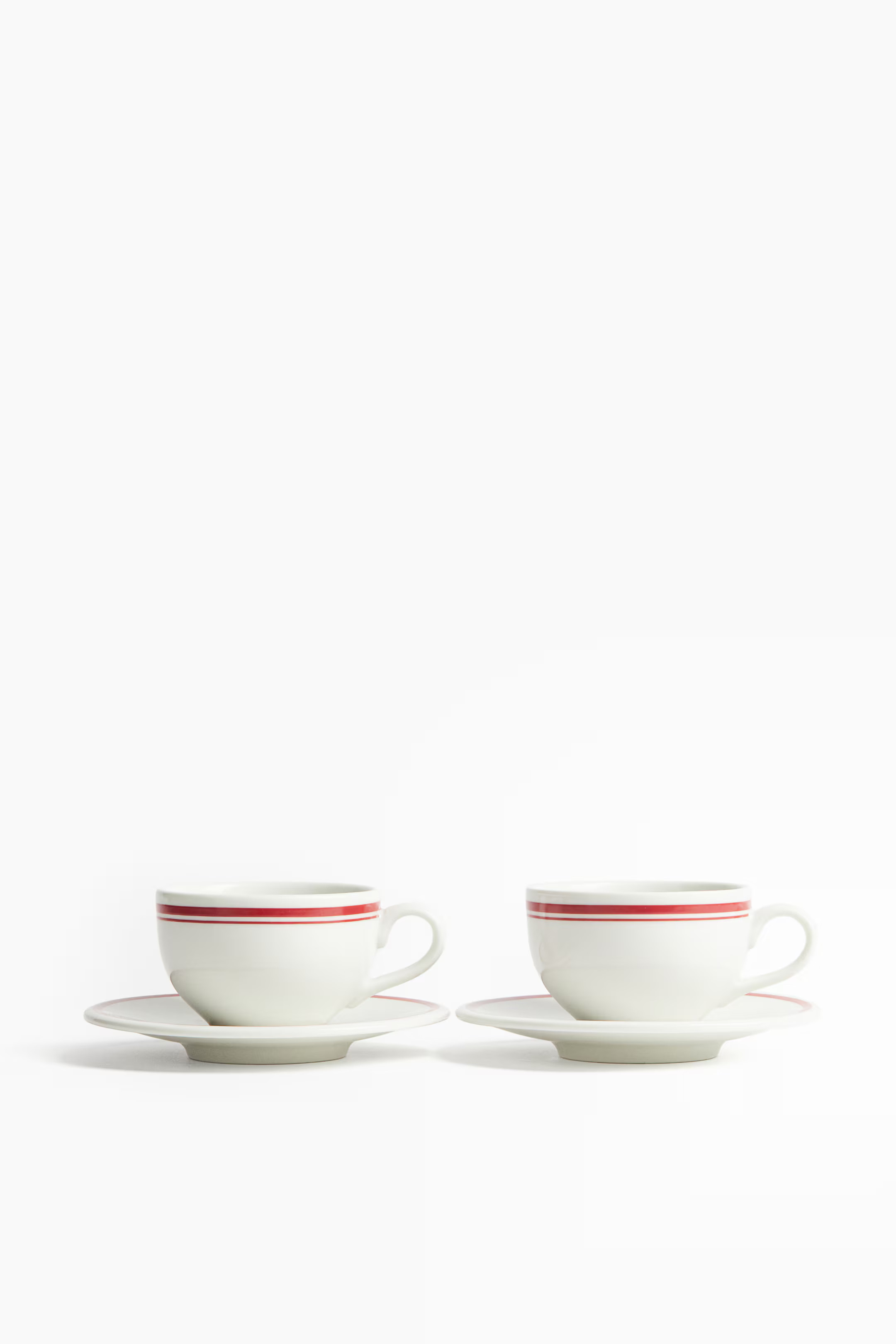 2-Pack Cappuccino Cup and Saucer | H&M (US + CA)
