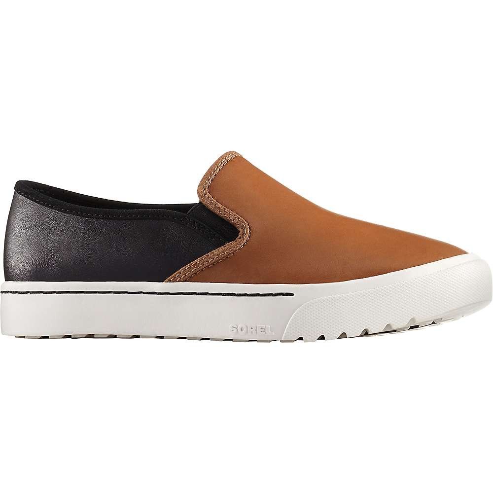 Sorel Women's Campsneak Slip On Shoe - 6 - Camel Brown | Moosejaw.com