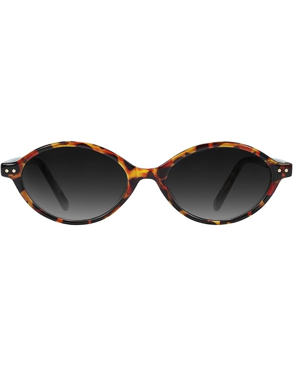 TIJN Olisa Retro Oval Sunglasses for Women Men,Polarized UV Protection Shades,Stylish Frame Sun G... | Amazon (US)