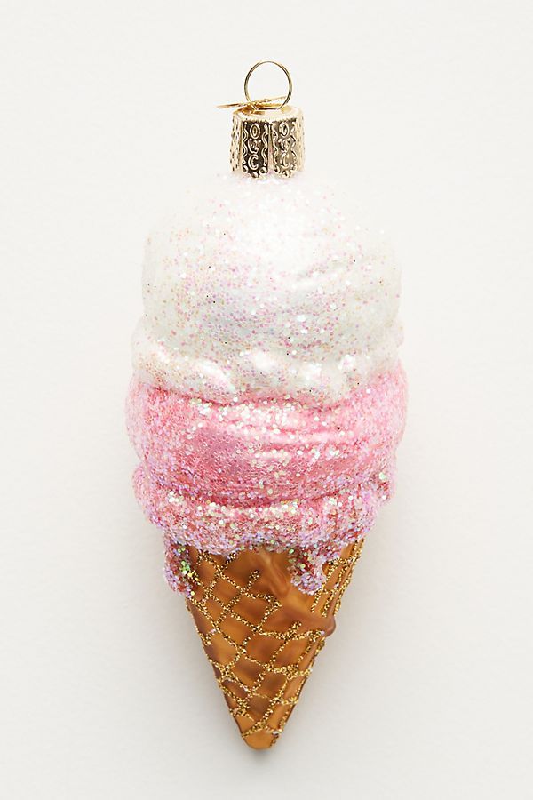 Ice Cream Cone Ornament | Anthropologie (US)