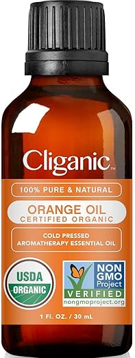 Cliganic USDA Organic Sweet Orange Essential Oil, 1oz - 100% Pure Natural for Aromatherapy Diffus... | Amazon (US)