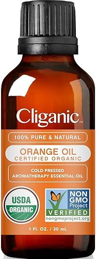 Cliganic USDA Organic Sweet Orange Essential Oil, 1oz - 100% Pure Natural for Aromatherapy Diffus... | Amazon (US)