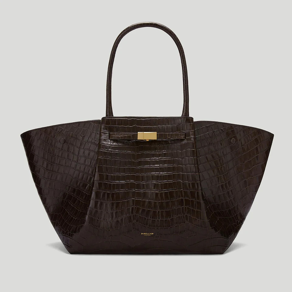 The New York | Dark Chocolate Croc-Effect | DeMellier | DeMellier