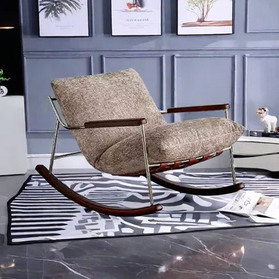 Comfortable Chenille Detachable Rocking Chair | Wayfair North America