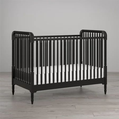 Little Seeds Rowan Valley Linden Crib, Black | Walmart (US)