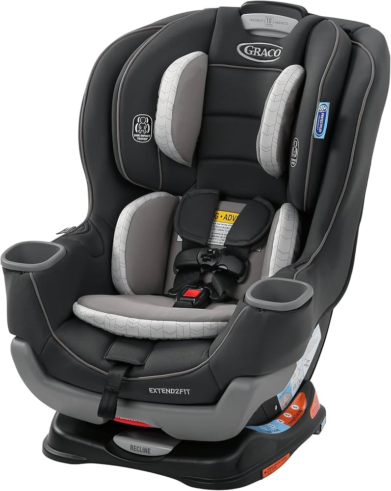 Graco Extend2Fit Convertible Car Seat, Rear-Facing and Forward-Facing, Extended Rear-Facing Seat ... | Amazon (US)