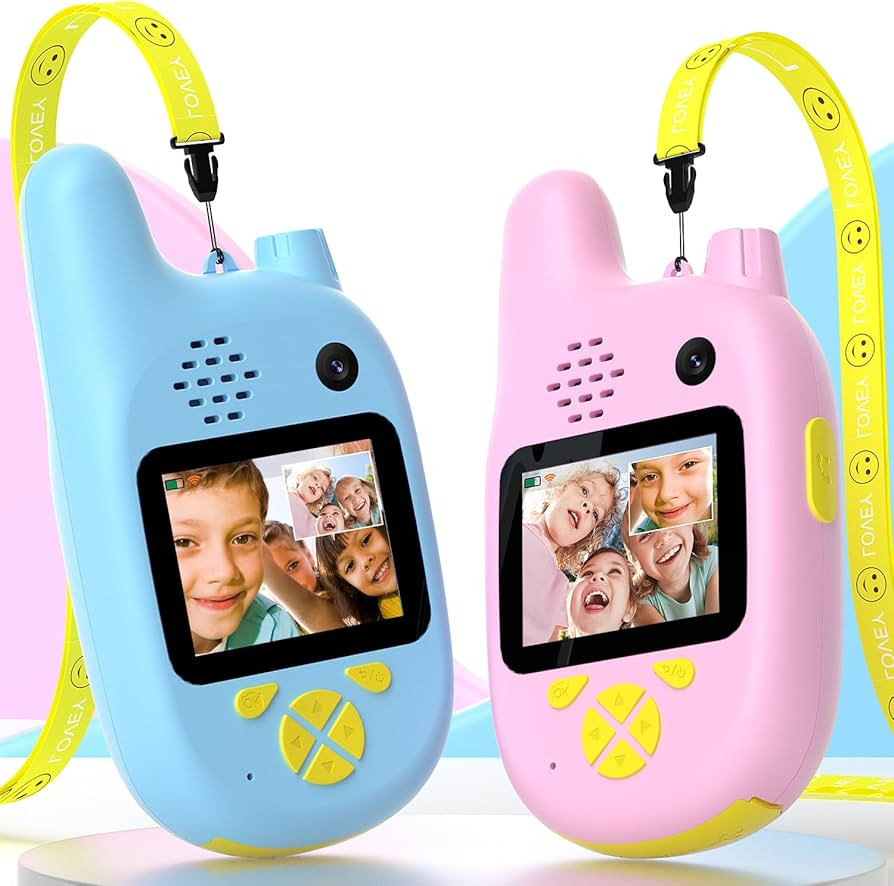 Dual Cameras Video Walkie Talkies for Kids, Kids Walkie Talkies 2 Pack for Age 3-12 Year Old Boys... | Amazon (US)