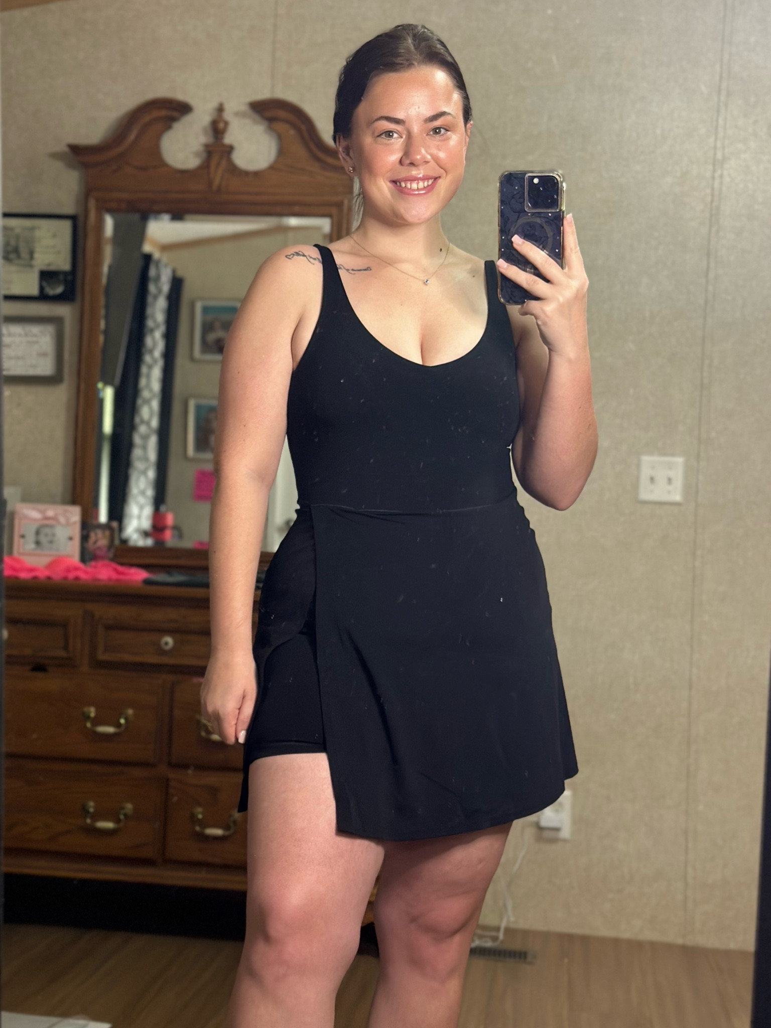 We’re OFFLINE tennis dress🖤 wearing XL on sale today!

#LTKfit #LTKstyletip #LTKcurves