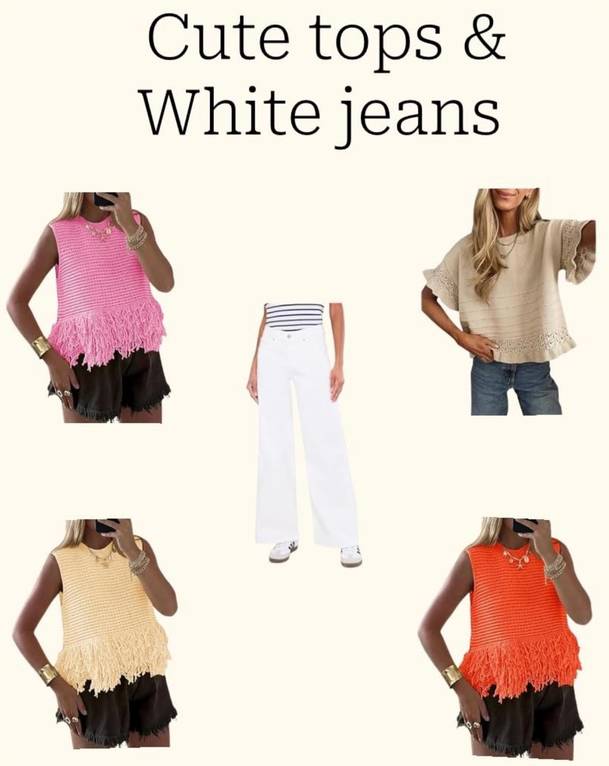 Cute summer tops 

#LTKmomlife #LTKWorkwear #LTKootd