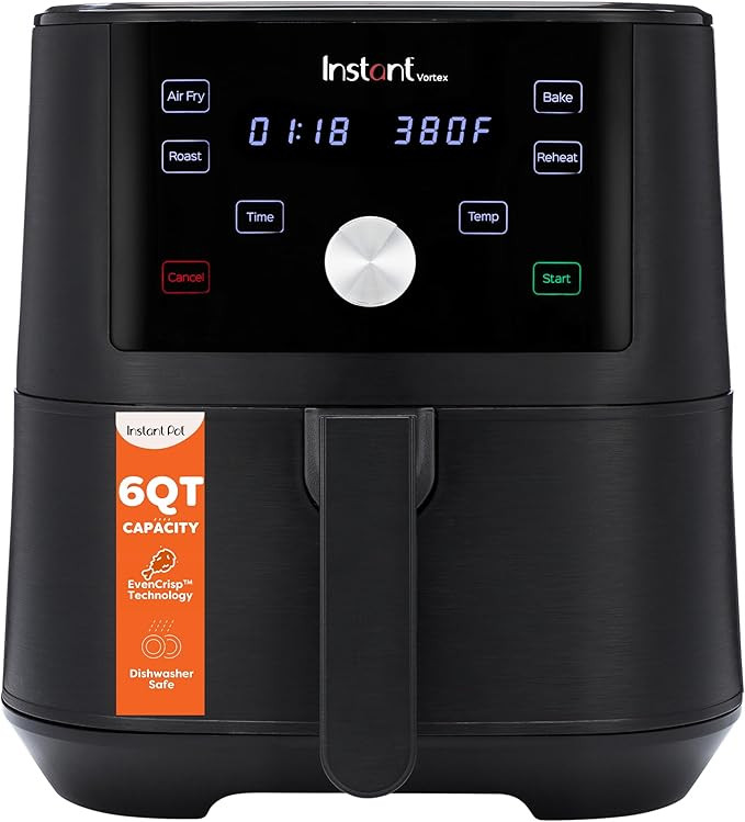 Instant Pot Vortex 6QT XL Air Fryer, 4-in-1 Functions that Crisps, Roasts, Reheats, Bakes for Qui... | Amazon (US)