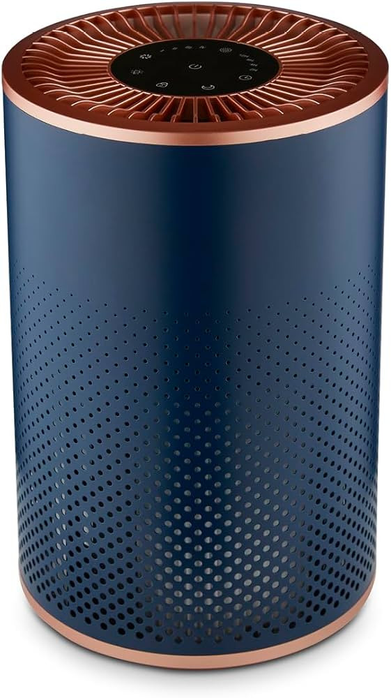 TOWER T673000BLG Desktop Air Purifier, Powerful HEPA 13 Filter with Multicolour Mood Lighting, Mi... | Amazon (UK)