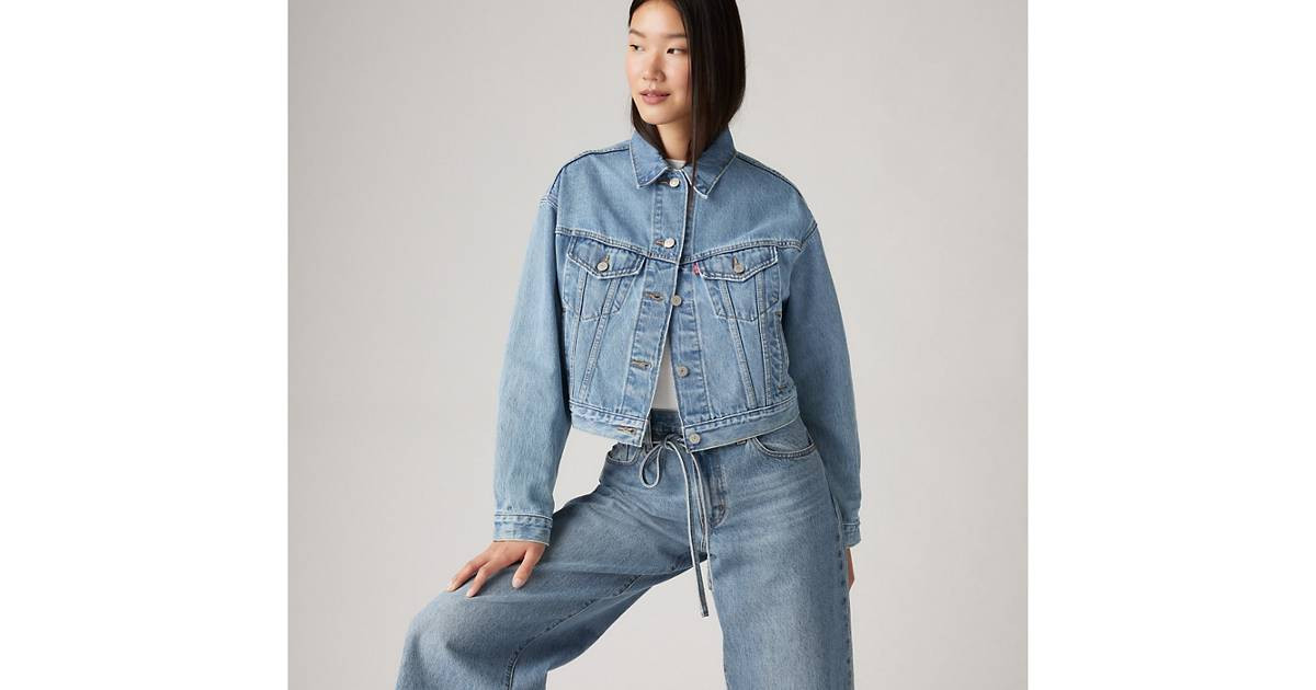 Shrunken '90s Trucker Jacket - Medium Wash | Levi's® US | Levi's US
