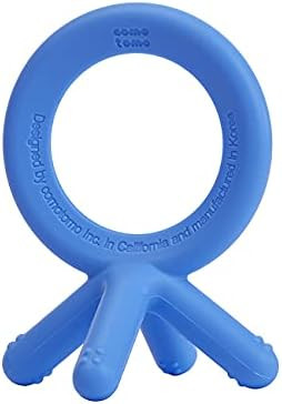 Comotomo Silicone Baby Teether, Blue | Amazon (US)
