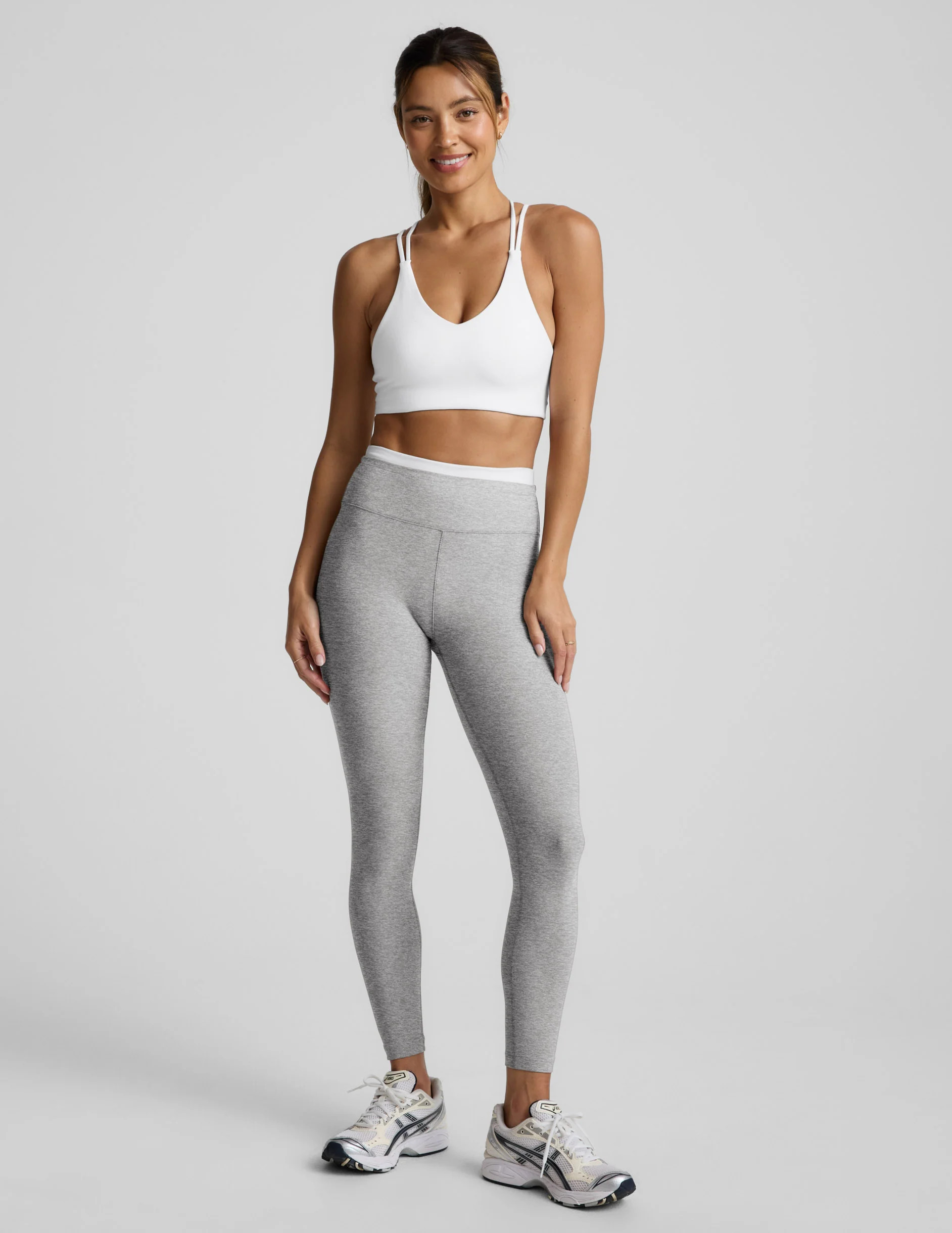 Spacedye Layered High Waisted Midi Legging | Beyond Yoga | Beyond Yoga