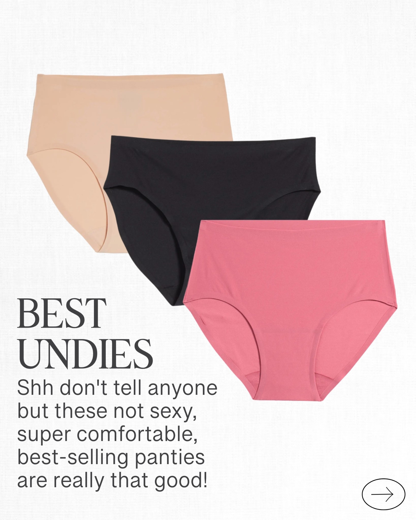 These not sexy, super comfortable, best selling patties are really that good. I basically exclusively wear there!

#LTKmorningroutine #LTKootd #LTKOver40