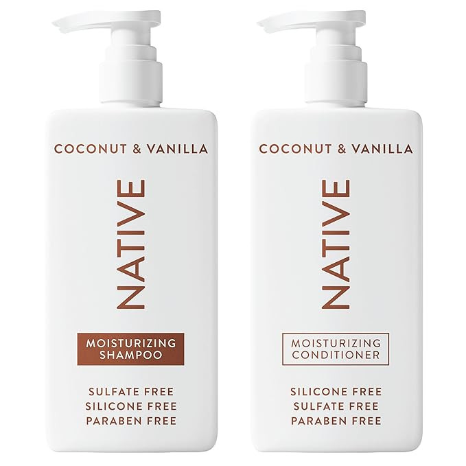 Native Coconut & Vanilla Shampoo and Conditioner Contain Naturally Derived Ingredients | All Hair... | Amazon (US)