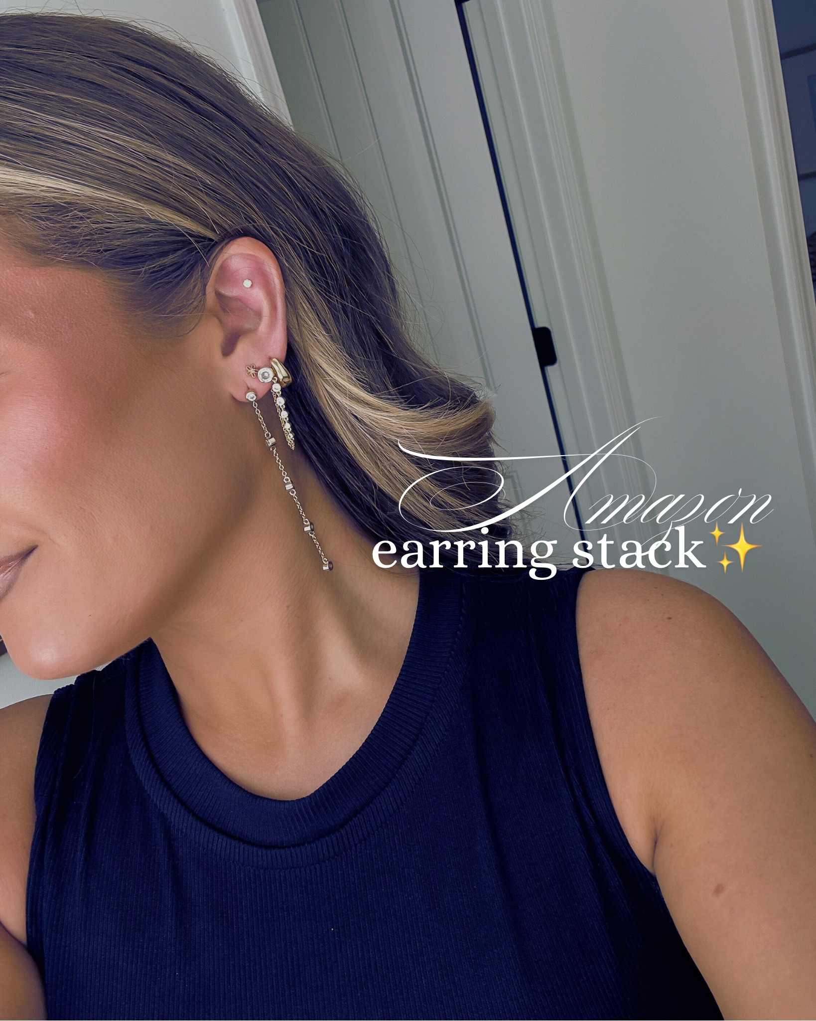 My current favorite Amazon earring stack ✨🥰

#LTKFindsUnder50 #LTKU #LTKStyleTip