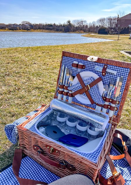 Does dad love the water? Maybe even fishing? Take a family picnic with a surprisingly affordable 4-person setup with a built in cooler compartment, wine bottle slot, blanket holder and basic kitchen tools.

We use this at least a few times a season and it’s the absolute cutest in addition to its practicality.

Great Father’s Day gift idea or Fourth of July  activity!

#LTKfamily #LTKfindsunder100 #LTKtravel